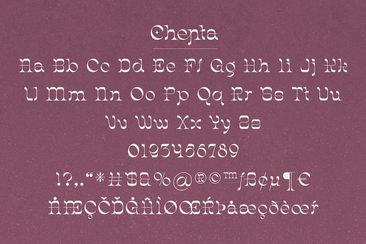 Chenta | Serif Display Font, a Serif Font by Eotype Studio (Photo 9 of 9)