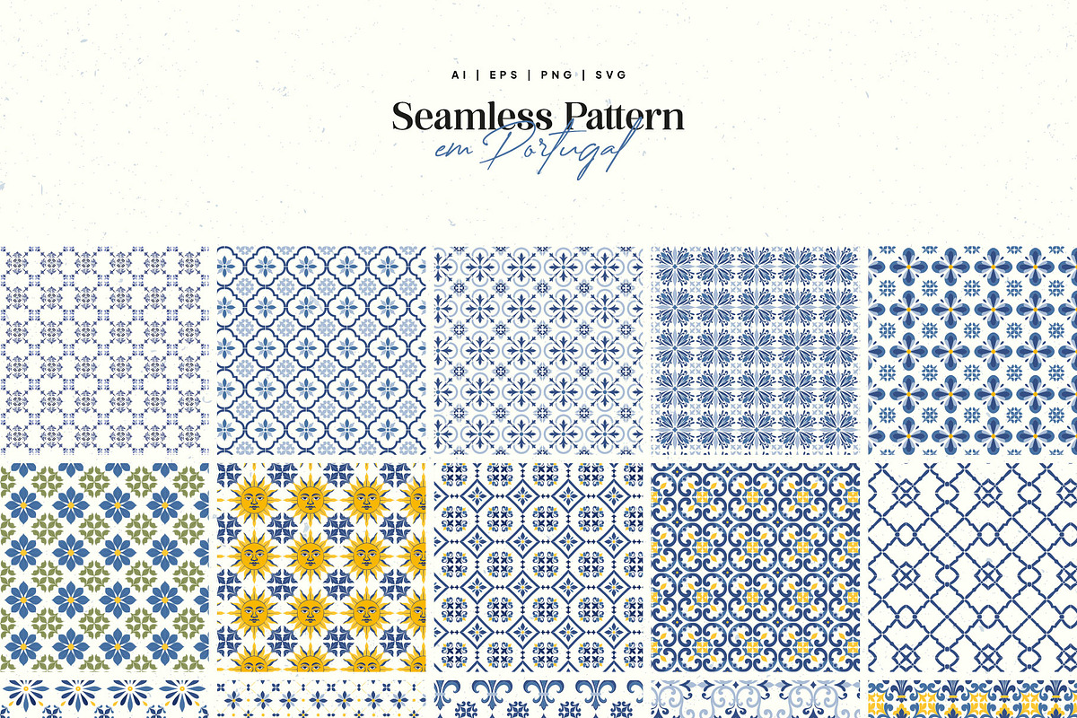 Azulejo Portugal | Tiles & Patterns, an Object Graphic by KetteCreate (Photo 13 of 16)