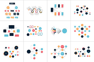 Bundle Of 125 Elements Infographics