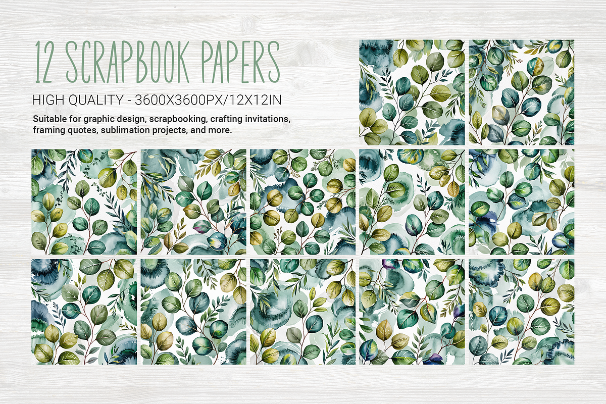 Artistic Eucalyptus, a Background Graphic by Curve Design (Photo 5 of 7)