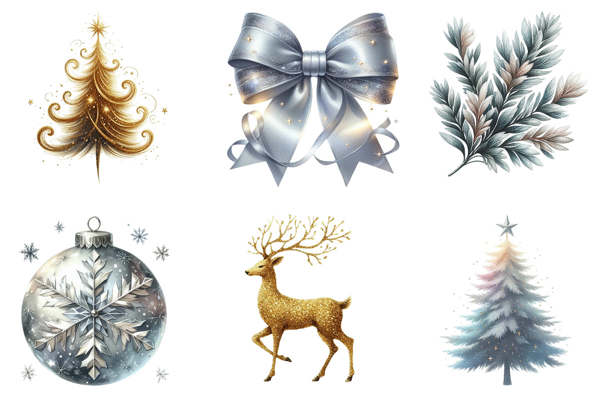 Christmas Glitter and Shimmer, an Illustration by DreamCafeArt (Photo 2 of 8)