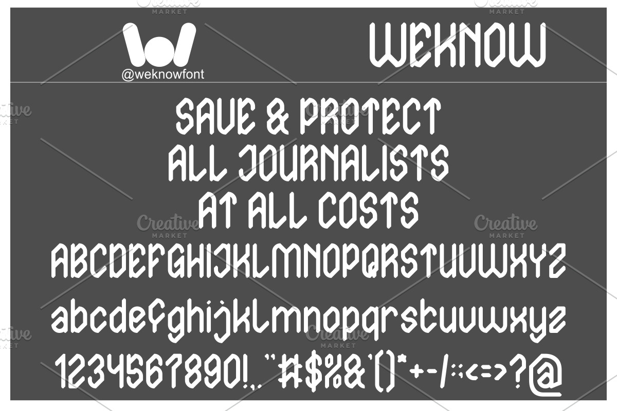 The Journalist Font, a Blackletter Font by weknow (Photo 5 of 8)