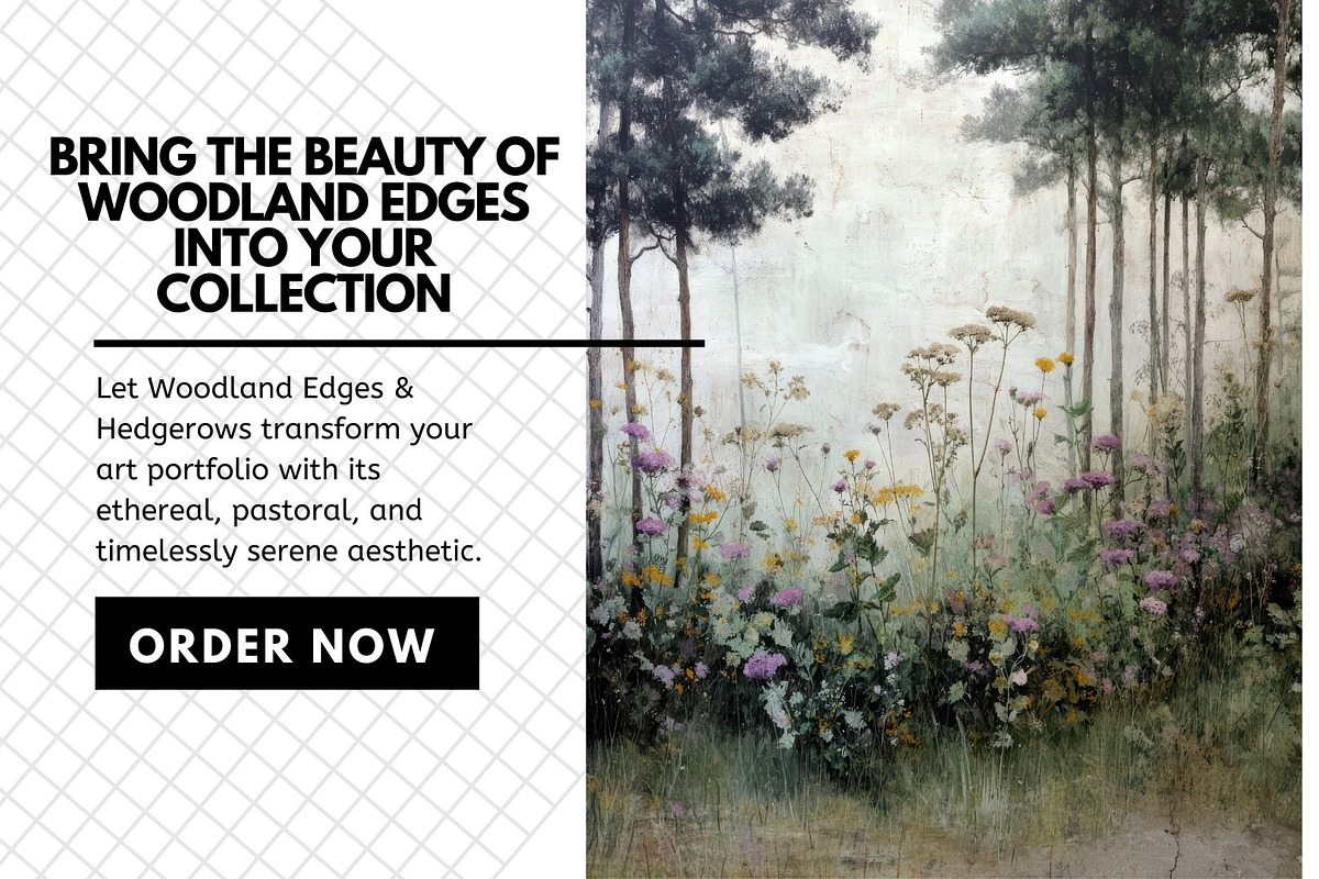 30+ Woodland Edges & Hedgerows, a Decorative Illustration by Virgo Studio (Photo 6 of 6)
