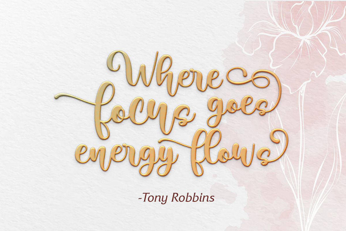 Sunday Morning Script Font, a Script Font by Monoco Type Foundry (Photo 11 of 11)