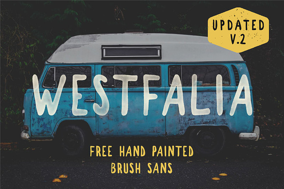 Westfalia V.2 - Hand Drawn Font preview 7