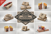 VOL.7 Food Box Packaging Mockups, a Cups & Container Mockup by INCDesign (Thumbnail 1 of 21)
