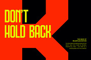 Hock- Modern Condensed Brutal Sport, a Slab Serif Font by roomspace creative lab (Thumbnail 2 of 10)
