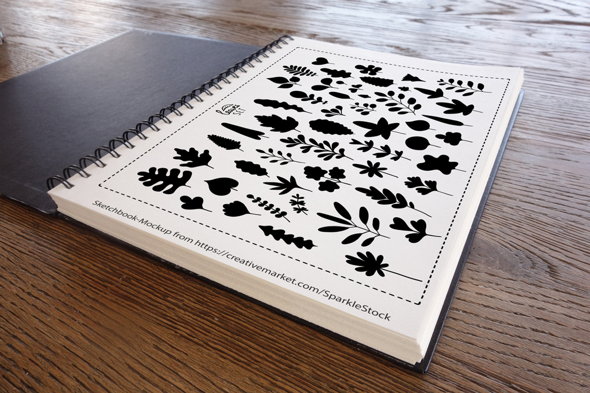 Vector leaves. Nature elements., an Illustration by kostolom3ooo (Photo 3 of 5)