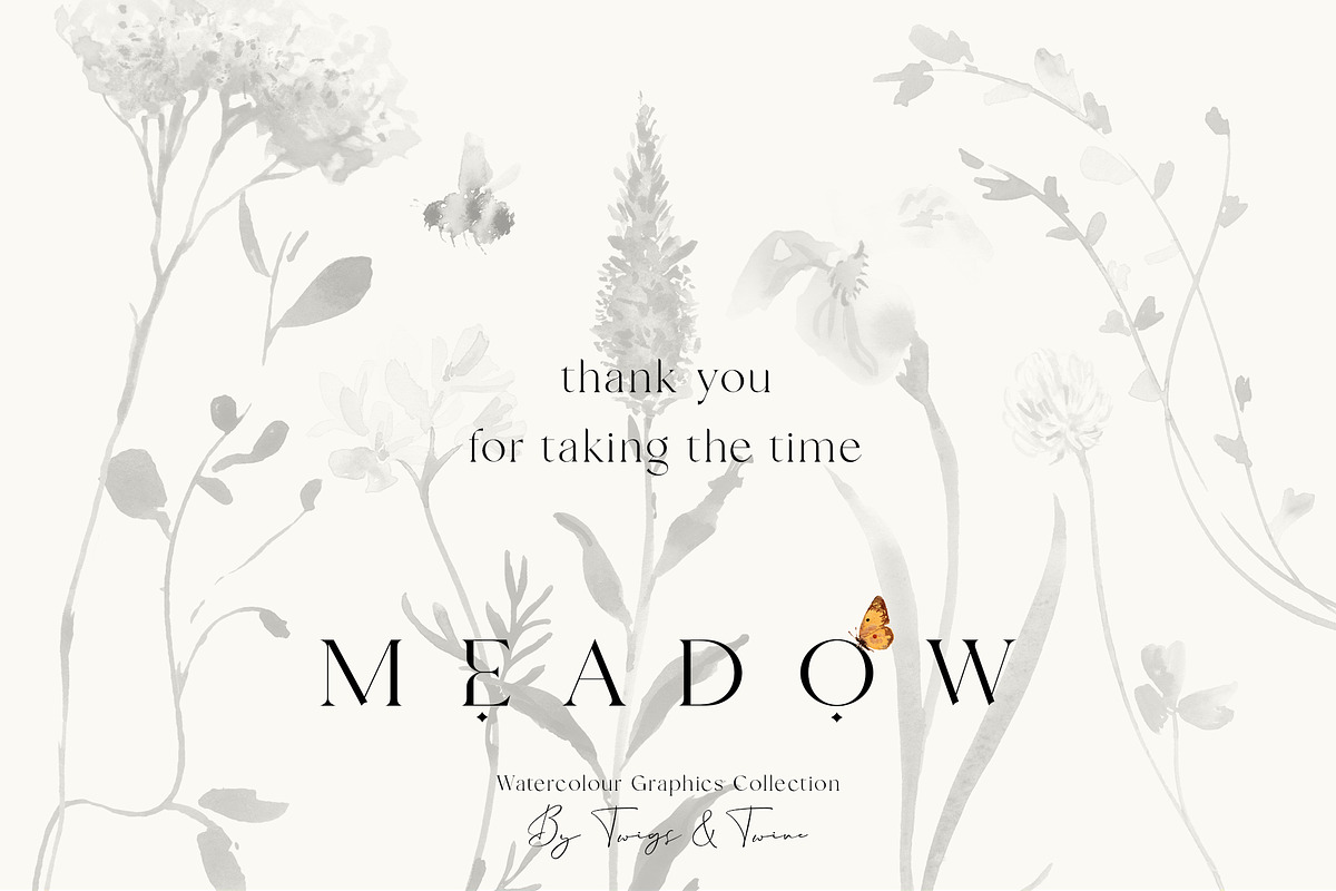 Meadow Wildflower Graphics, an Illustration by Twigs and Twine (Photo 14 of 14)