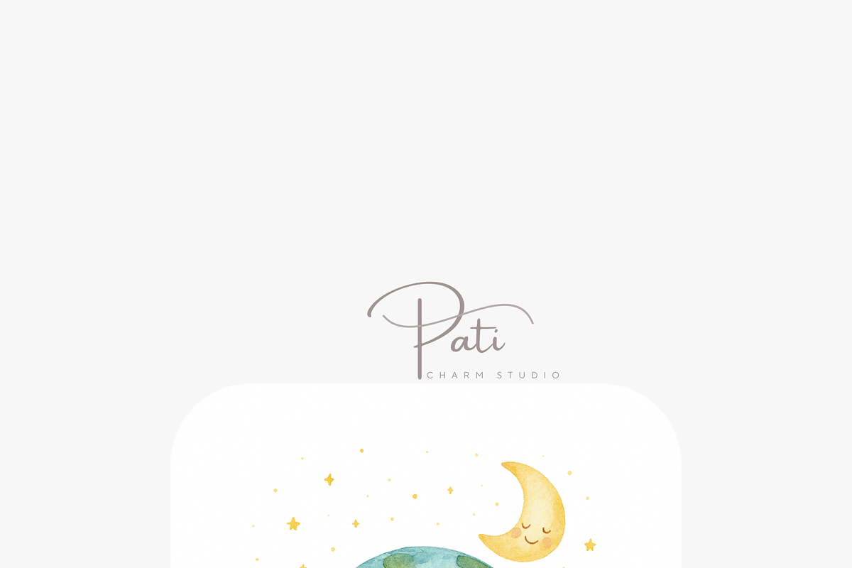 17 Earth Clipart, a Decorative Illustration by Pati Charm Studio (Photo 6 of 8)