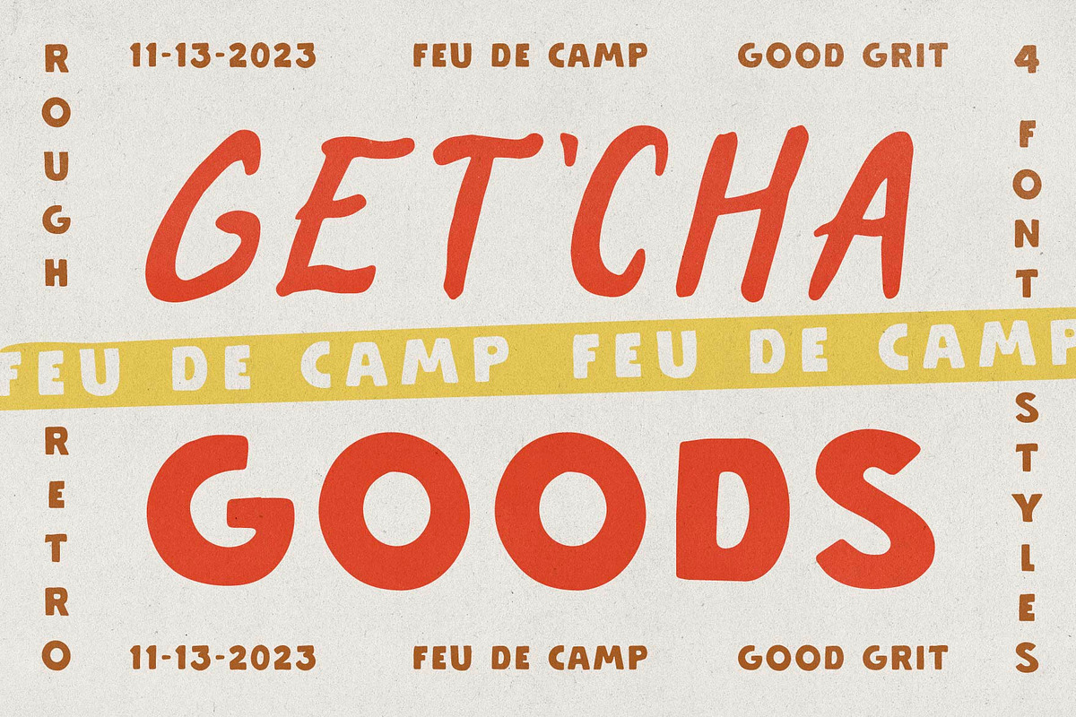 Feu de Camp - Handmade Font Duo, a Handwritten Font by Lateral Design (Photo 11 of 12)