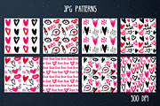 Doodle Hearts set, a Decorative Illustration by Ekaterina Goncharova (Thumbnail 7 of 10)