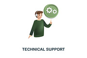 Customer Support 3D Icons Set Bundle, an Object Graphic by Aimagenarium@gmail.com (Thumbnail 11 of 21)