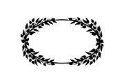 Botanical Oval Wreath Frame Bundle, an Illustration by Designer_Momina (Thumbnail 26 of 51)