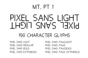Pixel Sans Font Family MT, 1,3, a Sans Serif Font by cromatixclassroom (Thumbnail 6 of 8)