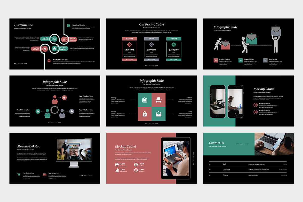 Nolea : Technology Powerpoint, a Presentation Template by Punkl Camp (Photo 8 of 9)