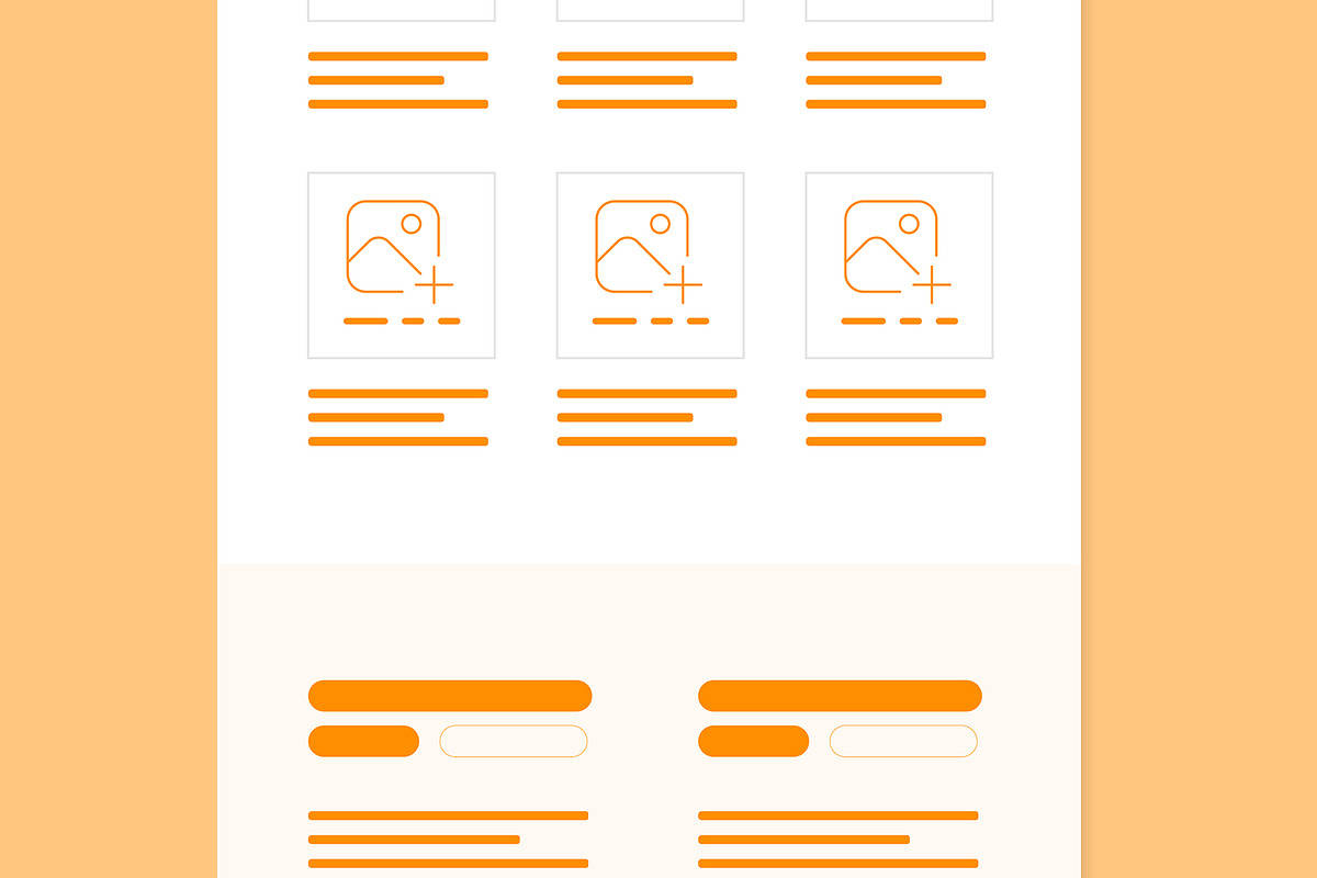 Wireframe Landing Page, a Landing Page Template by ContestDesign (Photo 3 of 6)