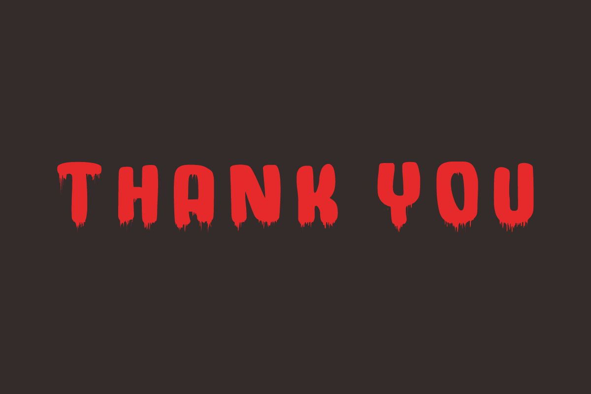 Zombies Gothic Scary Horror Font, a Blackletter Font by Fourteen Letter (Photo 8 of 8)