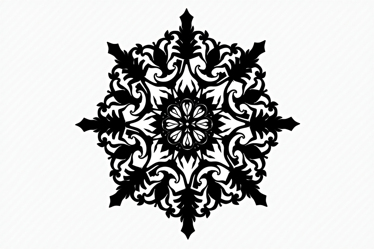 Floral Mandala Vector Set, an Illustration by jahid234 (Photo 7 of 9)