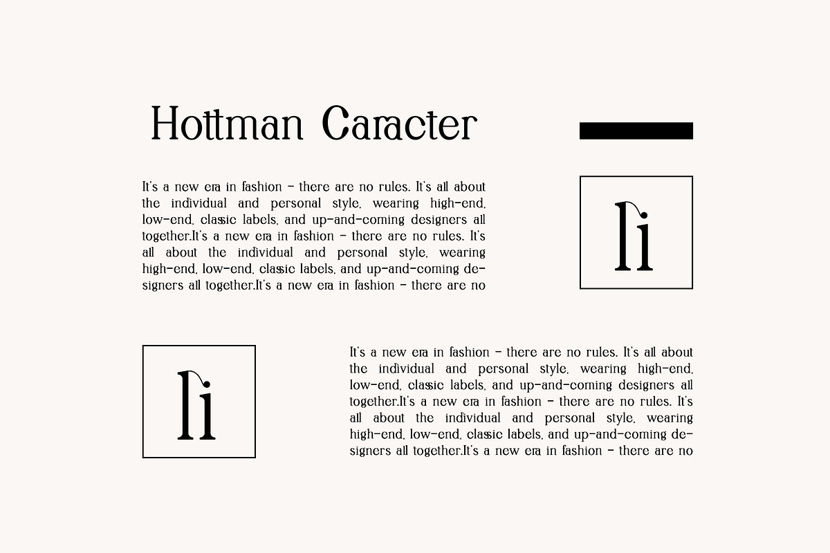 Hottman Ligature Serif Typeface, a Serif Font by Humaira_std (Photo 6 of 10)