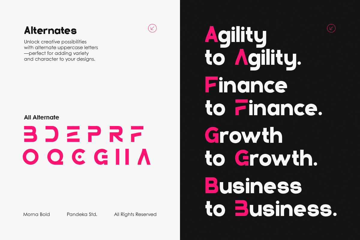 Morna Bold - Corporate Business Font, a Sans Serif Font by Pandeka Studio (Photo 8 of 9)