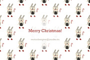 Christmas seamless pattern set, a Pattern Graphic by Nursery Art (Thumbnail 4 of 4)