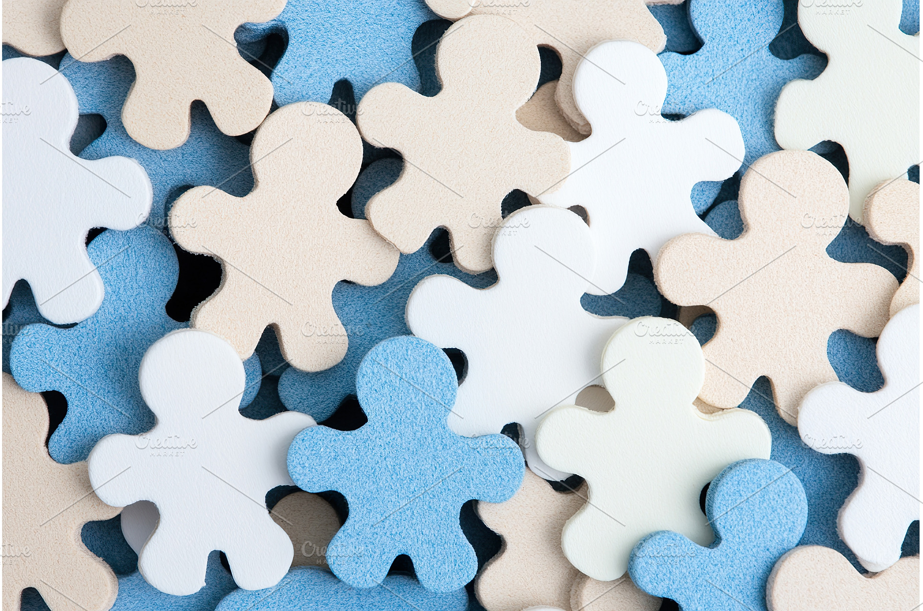 Pile of Humanoid Shapes in Textured, a Background Photo by Lermont51
