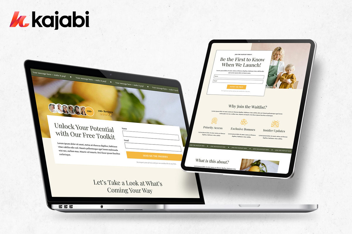 Kajabi Funnel Page Bundle preview 2