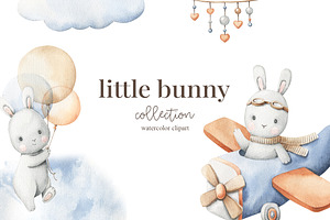 Little Bunny - Watercolor Set