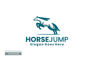 Horse Silhouette Logo, a Branding & Logo Template by ivan_artnivora