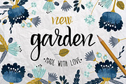 New Garden. Autumn floral collection, a Decorative Illustration by lokko studio (Thumbnail 1 of 4)