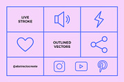 User Interface Line Icons, an Outline Icon by Abstracto-Create (Thumbnail 9 of 9)