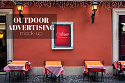 Restaurant / Cafe Logo Mock-up, an Advertising Mockup by The Art of Pics (Thumbnail 1 of 2)