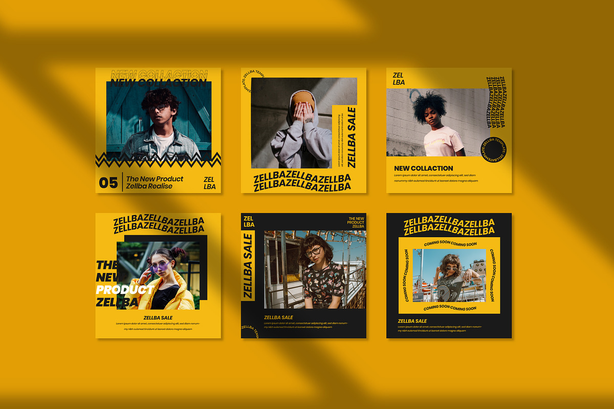 Zellba Urban Instagram Template, a Social Media Template by Compaq_Creative (Photo 9 of 10)
