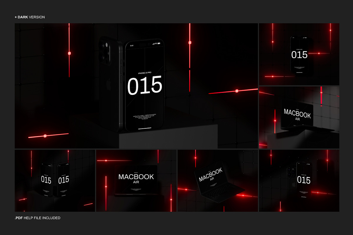 MacBook and iPhone Mockup Set, an iPhone Mockup by Renderteam (Photo 3 of 17)