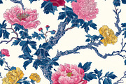GEISHA GARDEN. Seamless Pack, a Texture Illustration by RefinedFantasyStudio (Thumbnail 2 of 9)