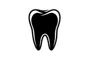 Human tooth dental silhouette, a Graphic by hafijul (Thumbnail 6 of 10)