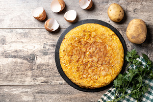 Traditional Spanish omelette