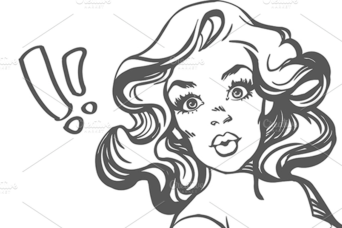 Pop art woman, an Illustration by Ira Cvetnaya (Photo 2 of 6)