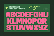 Now Breaks Bold Sans Display, a Sans Serif Font by timelesstype.co (Thumbnail 9 of 20)