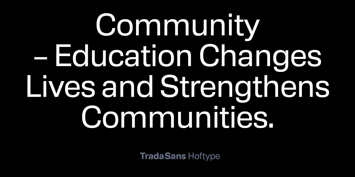 Trada Sans, a Sans Serif Font by Hoftype (Photo 3 of 14)