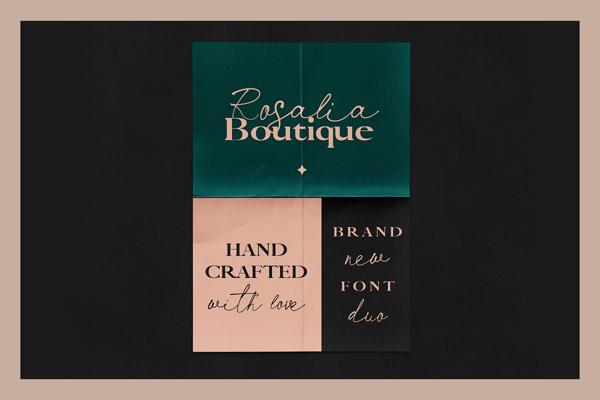 Rosalia Boutique- Handwritten Script, a Script Font by AndrewPixel (Photo 9 of 12)