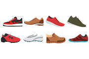 Shoes Flat Icons Bundle, a Duotone Icon by EllaMaiyaali (Thumbnail 4 of 4)