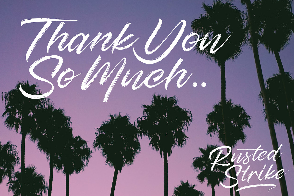 Rusted Strike – Dry Brush Font, a Script Font by VASTARD STUDIO (Photo 15 of 15)