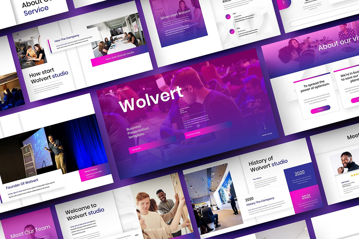 Wolvert – Business Keynote Template, a Presentation Template by Dens Creative Studio (Photo 1 of 6)