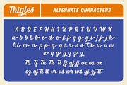 Thigles, a Script Font by Abbasy Studio (Thumbnail 4 of 8)