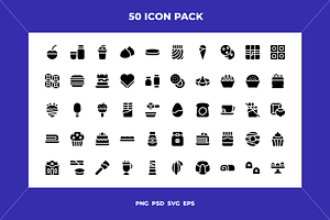 Chocolate icons, an Outline Icon by Wencory