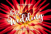 Hello Wedding, a Handwritten Font by supfonts (Thumbnail 1 of 6)