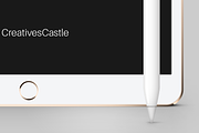 iPad Pro PSD Mockup with Pen, an iPad Mockup by CreativesCastle (Thumbnail 3 of 5)