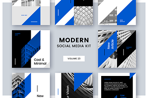 Modern Social Media Kit (Vol. 23)